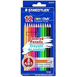 Staedtler Colored Pencils, 12 Colors, Pre-Sharpened (144NC12)