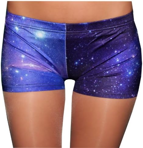 Fundesires Women's Cosmos Spandex Shorts