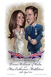William and Kate Royal Wedding Tea Towel, 100% Made in Britain
