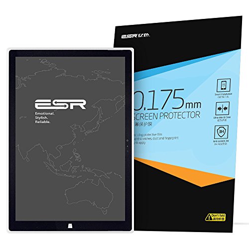 Surface Pro 3 Screen Protector, ESR [2 Pack] HD Clear Screen Protector [99.99% Clarity and Touch screen Accurate] [Bubble Free Easy Installation] [Scratch-Resistant] for Microsoft Surface Pro 3