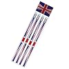 Union Jack Lead Pencils With Erasers (PACK OF 4 - LOOSE) Party Bag Toys