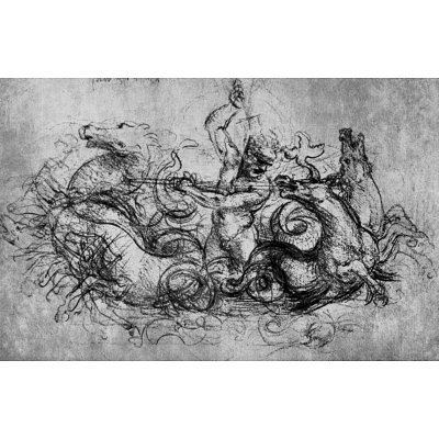 Leonardo da Vinci (Neptune) Art Poster Print - 13x19