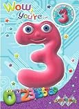 Birthday Card - Numberjacks - 3 Today