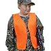 Allen Youth Orange Safety Vest - Quiet Fabric