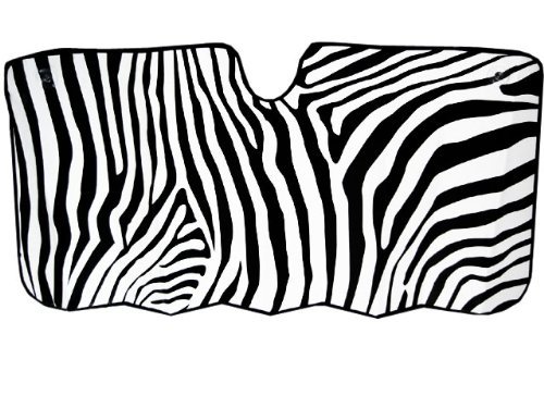 Zebra Stripes Car Windshield Sunshade - Large Size