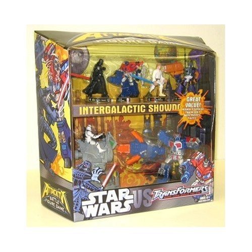 Star Wars Transformers Intergalactic Showdown Attacktix Battle Figure Game-image