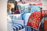 Lauren Ralph Lauren Belle Harbor Red Floral King Duvet Comforter Cover