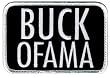 Buck Ofama Iron-On Patch Anti Barack Obama Emblem Political Embroidered Joke Gift