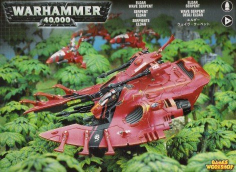Childrens Toyshop  Toys : Games Workshop Eldar Wave Serpent Box Set