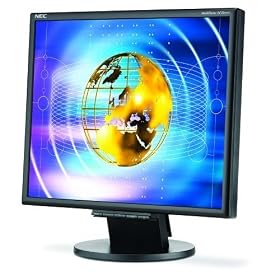 NEC MultiSync LCD195VX+BK 19 inch 600:1 5ms DVI Height-adjustable LCD Monitor (Black)