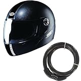 Studds Chrome Economy Full Face Helmet (Black, L) + Helmet Lock RS.1649.00 (33.00% Off) - Amazon