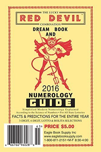 2016 The Lucky Red Devil Combination Dream Book & Numerology Guide