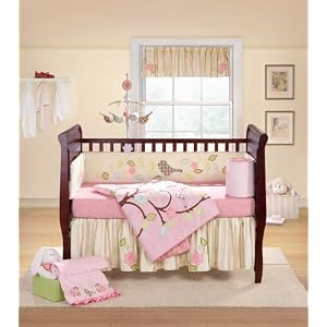 Pink Bananafish Crib Bedding Set from Amazon
