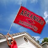 Arkansas Razorbacks University Large College Flag