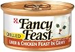 Fancy Feast Gourmet Cat Food, Grilled Liver & Chicken Feast in Gravy, 3-Ounce Cans (Pack of 24)