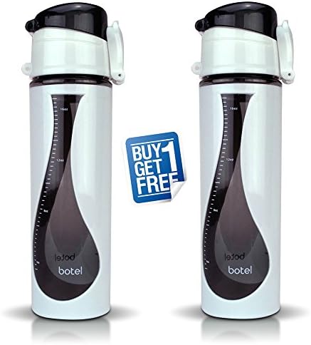 Botel Premium Water Bottle With Easy Flip Lid and Nylon Strap 17oz. (Buy 1 Get 1 Free for a Limited Time!)