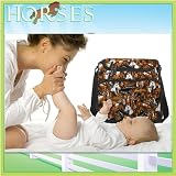 Horses and Horse Diaper Bag - Baby Bag for New Dad Father or Mom NEW Mother Baby Shower Gift Idea