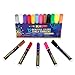 Liquid Chalk Markers By Color Zodiac - For Moms, Kids, Artists, Bistro Owners - 12 Vivid Colors - Eco-Friendly, Water-Based Ink Won't Stain Fingers Or Clothes - 5mm Reversible Tip - Perfect For Arts