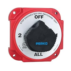 Amazon.com: Perko Heavy Duty Battery Selector Switch with Alternator
