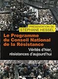 Le programme du conseil national de la r�sistance. Pr�sentation de St�phane Hessel