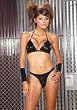 Vinyl String Bra And Matching Thong (Black;One Size)
