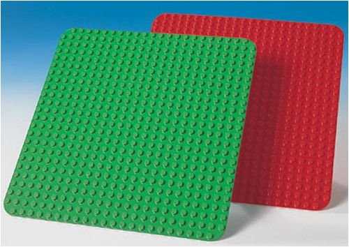 Childrens Toyshop  Toys : LEGO DUPLO BUILDING PLATES 2/PK