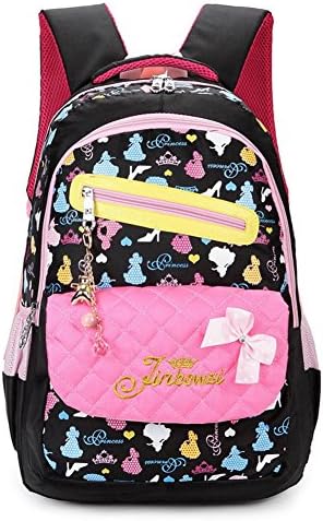 Hitifer Personalized Cute Backpack for School Girls Kids Bookbags Book Bag Black