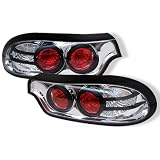 93-01 Mazda RX7 Euro Taillights 3 Pcs - Chrome 