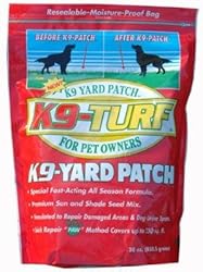 K9 Yard Patch- Super Fast Grass Repair 250SF of lawn Dog Urine, Salt, Disease, Heavy Traffic, or Just Plain Neglect.