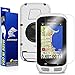 ArmorSuit MilitaryShield - Garmin Edge 1000 Screen Protector + White Carbon Fiber Full Body Skin Protector / Front Anti-Bubble Ultra HD - Extreme Clarity & Touch Responsive Shield with Lifetime Free Replacements - Retail Packaging