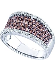 1.28ctw Brown Diamond Fashion Band 14K White Gold
