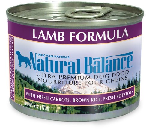 More image Natural Balance Lamb and Brown Rice Formula Dog Food (Pack of 12 6-Ounce Cans)