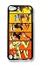 Apple iPod touch 5 Naruto Uzumaki Anime Design BLACK Sides Slim HARD Case Skin Cover Protector Acces