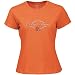 Reebok Cleveland Browns Ladies Orange Heather Crew Neck T-shirt