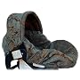 Baby Bella Maya Infant Car Seat Cover in Couture CoCo Blue with Trim Canopy