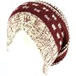 Winter Slouchy Knit Long Beanie Pompom Ski Hat Wine