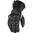 Icon Overlord Long Men's Leather On-Road Motorcycle Gloves - Black