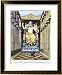 Statue of Olympian Zeus by Pheidias, from a Series of the Seven Wonders of the Ancient World Framed Art Poster Print by Ferdinand Knab, 27x33