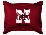 Nebraska Cornhuskers Coordinating Pillow Sham from The Locker Room Collection by Kentex