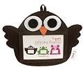3 Sprouts Eco-Friendly Photo Frame, Brown Owl