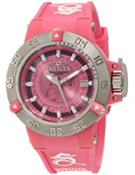 Invicta Womens 10112 Subaqua Noma III Fuchsia Pink Dial Watch
