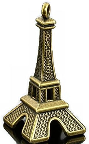 The Beading Emporium® Paris France Eiffel Tower Charm - Antique Bronze