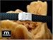 18mm MODENA ITALIAN RUBBER BASKET WEAVE DEPLOYANT BAND