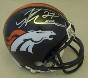 Knowshon Moreno Autographed Denver Broncos Mini Helmet