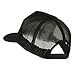 Otto Foam Front Golf Style Mesh Back Cap - Black
