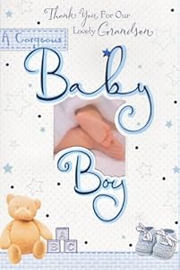 thank you for our beautiful grandson card