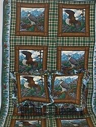 Birds of Prey Throw and 16" Pillow Set