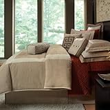 Hampton Hill Carmel 10 Piece Comforter Set - Beige - King