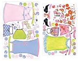 RoomMates RMK1389SLG Dress Up Peel & Stick MegaPack Appliques