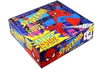 Marvel Spider-Man Candy Sticks w/Glow in the Dark Tattoo 24 Pack